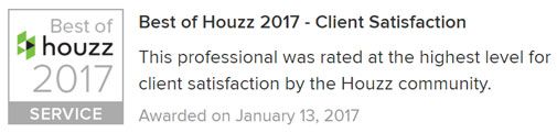 Houzz Best of Customer Service 2017